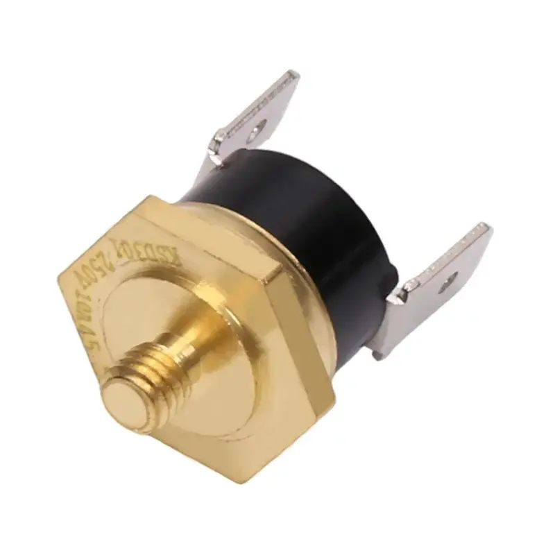 Termostat so závitom KSD301 250V/10A, NC, 40 °C M3