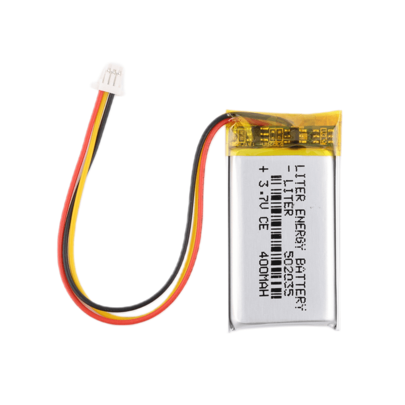 Li-Pol batéria 400mAh, 3.7V, 502035, JST SH1 - 3pin