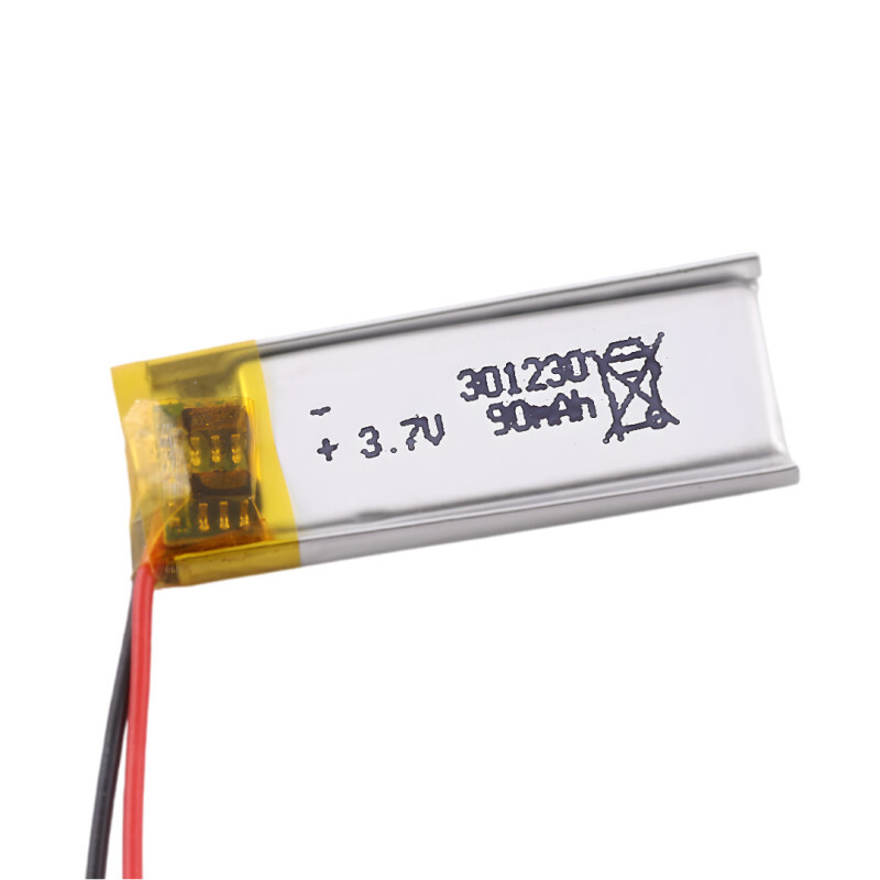Li-Pol batéria 90mAh, 3.7V, 301230