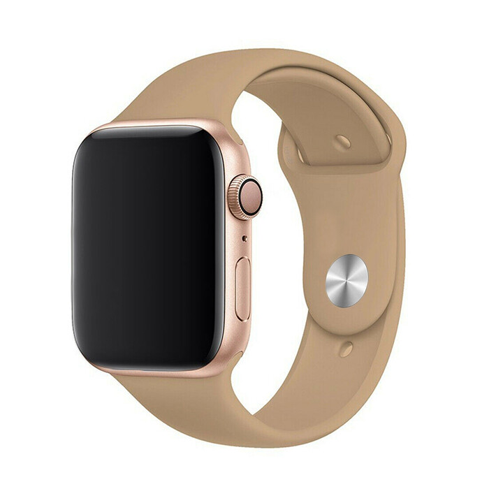 Marvelli - Jednofarebný remienok na Apple Watch - Oriešok Veľkosť: 38/40/41/42mm, Obvod: M-L (stredný až väčší obvod zápästia), Farba: Oriešková