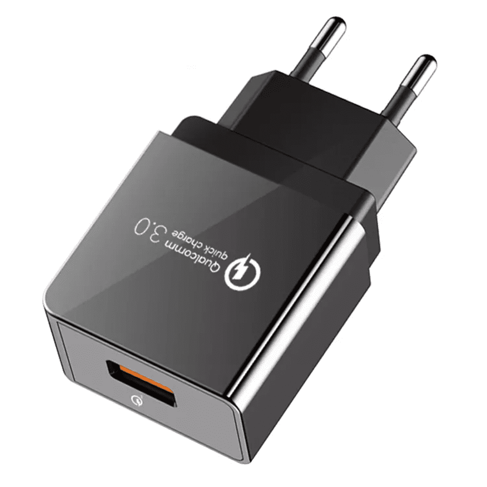 Nabíjací Adaptér 18W - USB-A - Čierny