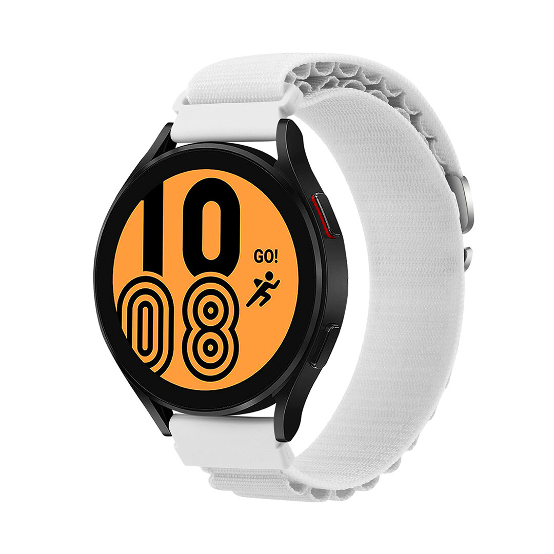 Alpský remienok na smart hodinky 22mm Veľkosť: 22mm, Farba: Biela