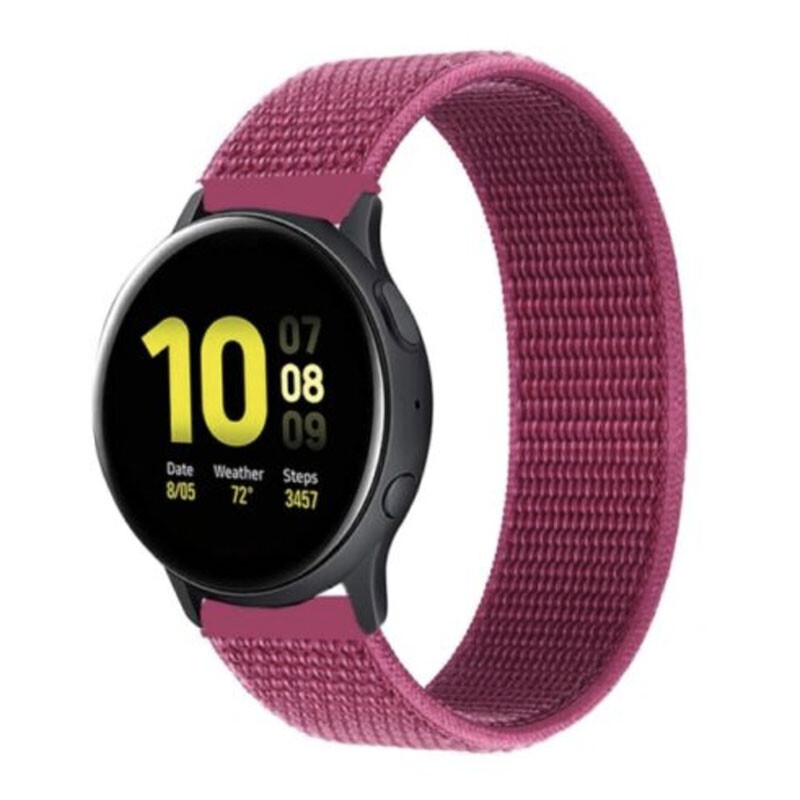 Nylonový remienok na smart hodinky 22mm Veľkosť: 22mm, Farba: Dragon fruit