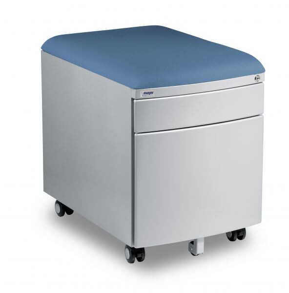 Pojazdný kontajner Mayer 32P8 30 462 — strieborný, modrý aquaclean