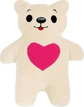 Bellatex Medvedík so srdcom, 20 × 35 cm, béžový