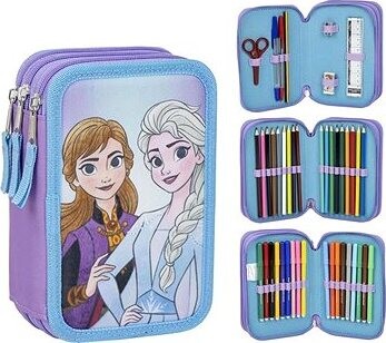Disney Frozen: Sisters- školní trojdílné pouzdro