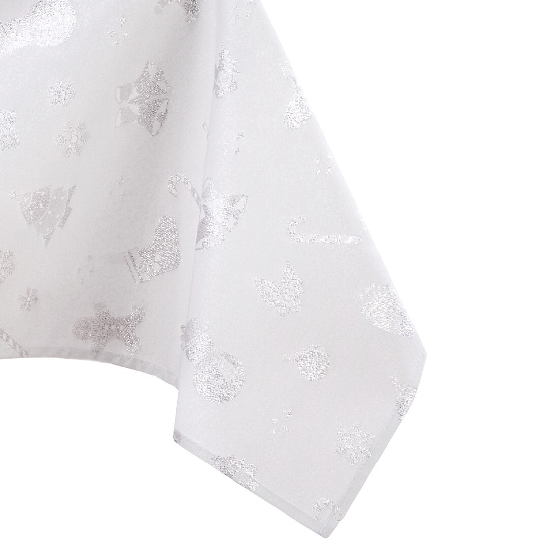 Ubrus/běhoun na stůl AmeliaHome CHRISTMAS STORY stříbrný