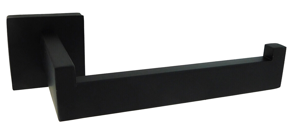 MAKRO - Držiak na toaletný papier, oceľ, čierna povrchová úprava