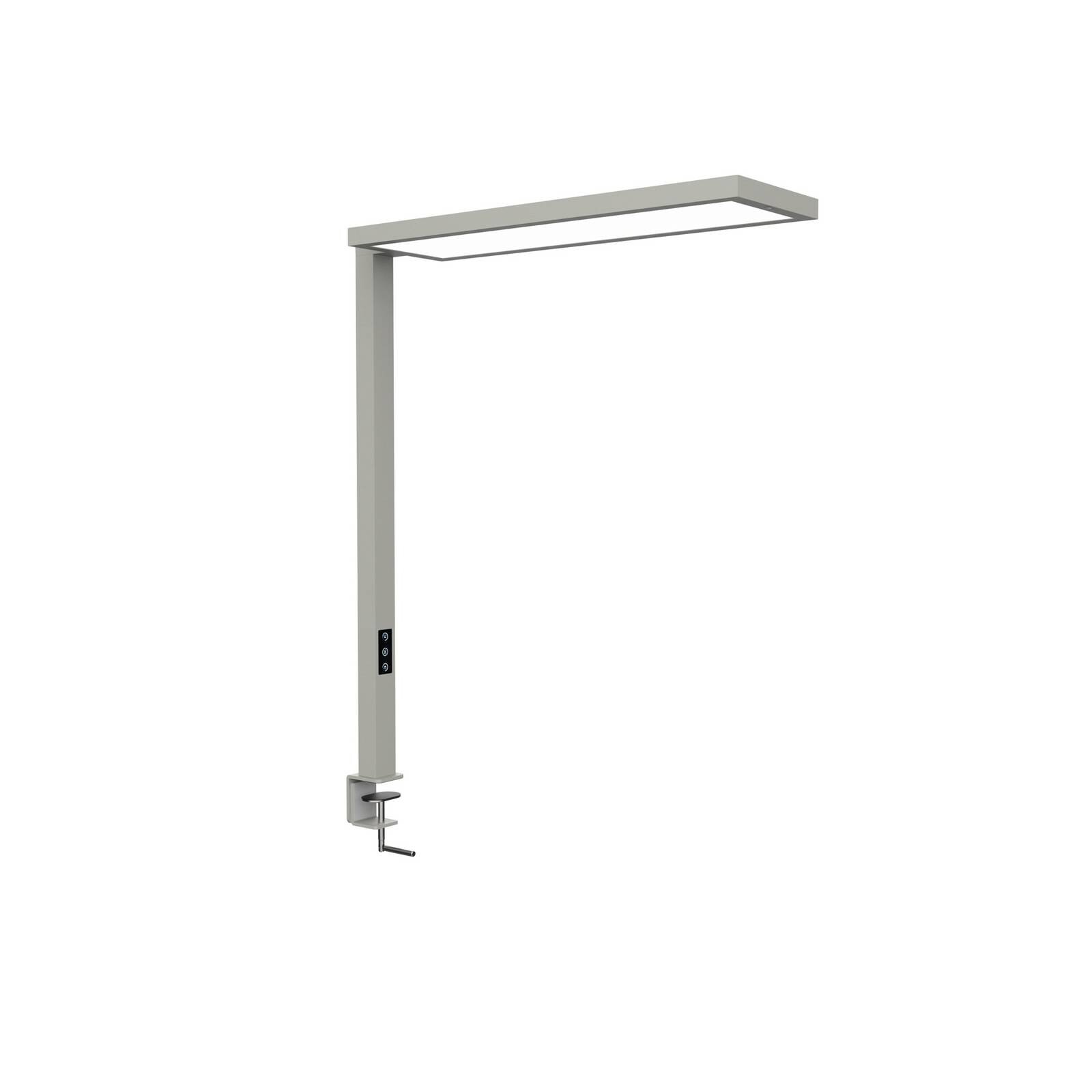 LED svietidlo MAULsenja, strieborná farba, senzor, stmievateľné, CCT