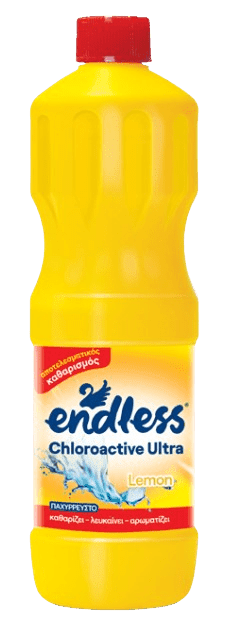 ENDLESS CHLOROACTIVE ULTRA - Tekutý dezinfekčný a čistiaci prostriedok lemon (citrónová vôňa), 0,75 L