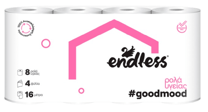 ENDLESS GOODMOOD - Toaletný papier 8 ks