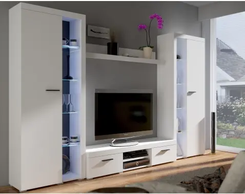 Obývacia  stena Flamenco XL, biela%