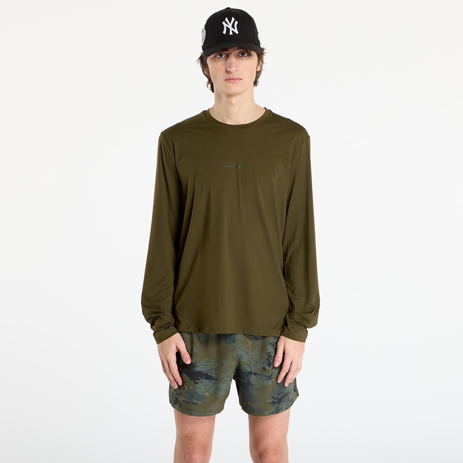 Tričko Under Armour Project Rock Iso Chill LS Green S