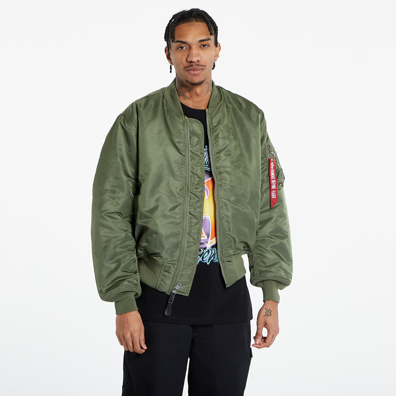 Bunda Alpha Industries MA - 1 olive green S