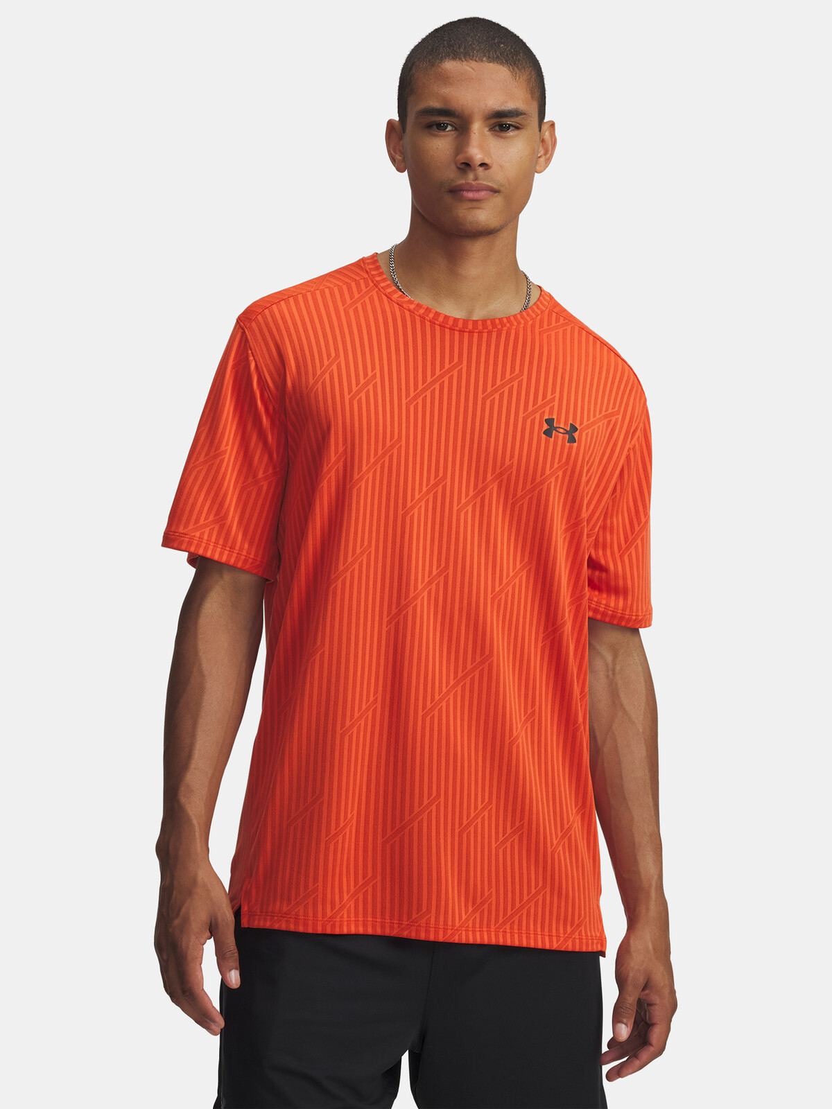 Men's Under Armour UA Tech Vent Jacquard-ORG T-Shirt - Men's