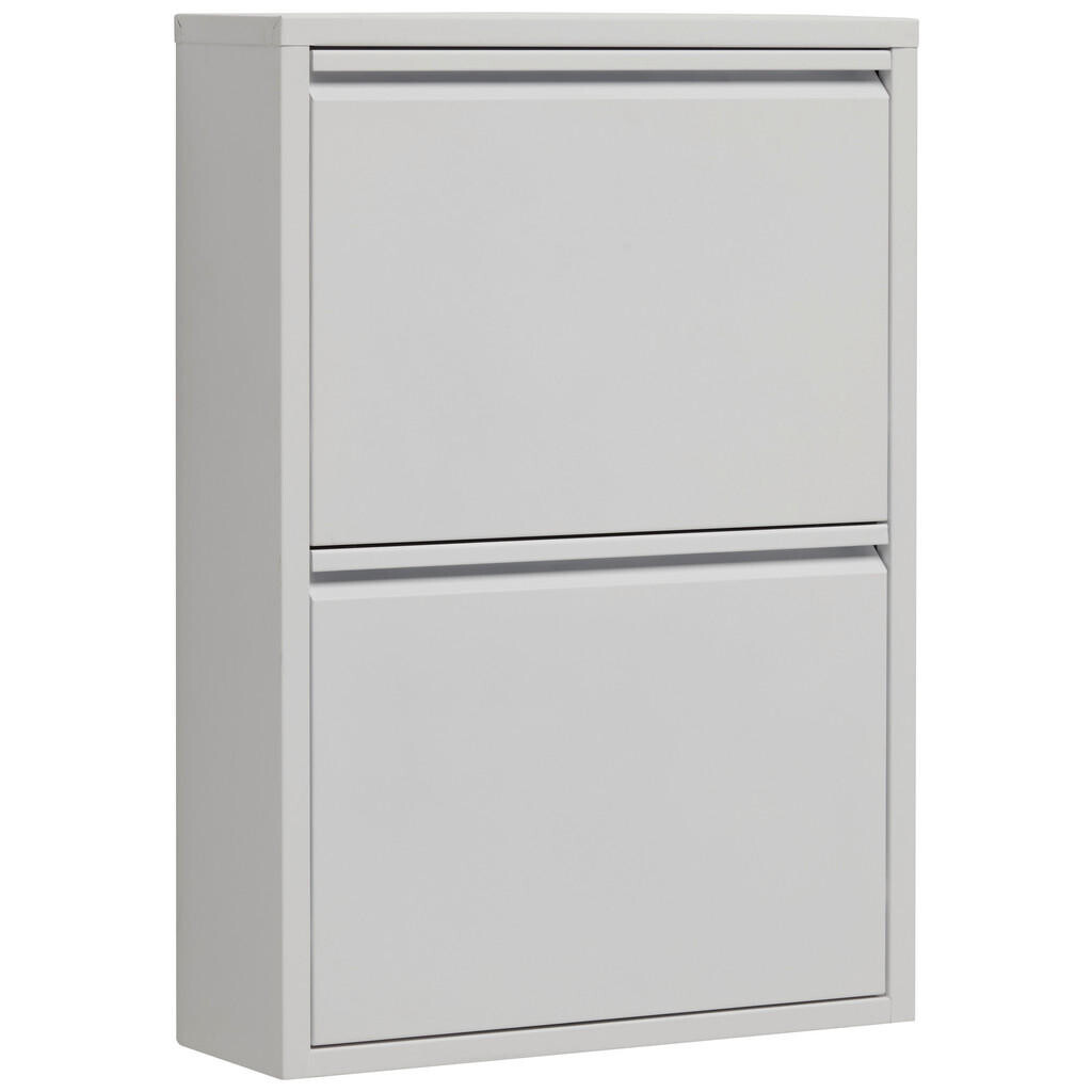 Carryhome VÝKLOPNÁ SKRINKA NA TOPÁNKY, biela, 50/70,5/15 cm