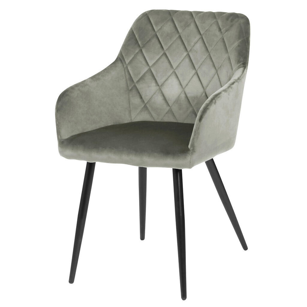 Hom`in STOLIČKA S PODRÚČKAMI, železo, zamat, čierna, taupe