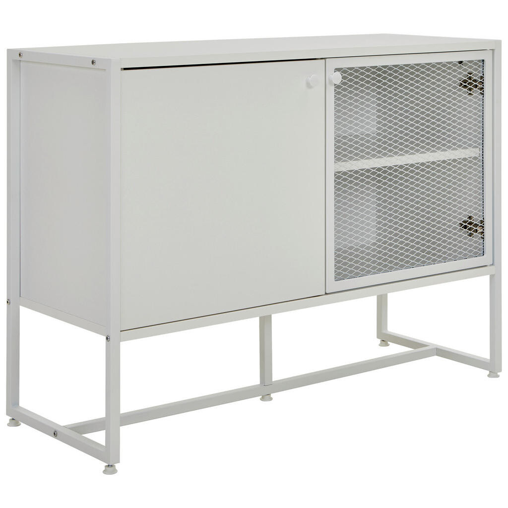 P & B ŠIROKÁ KOMODA, biela, 100/75/41 cm