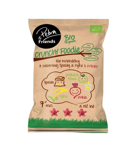 PETRA & FRIENDS BIO Špaldové hviezdičky s ryžou a repou 30 g