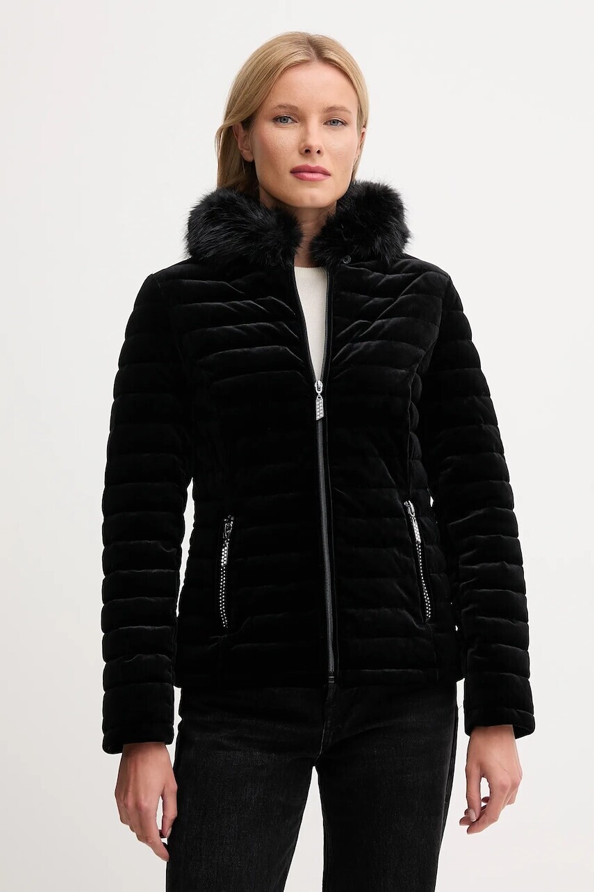 Bunda Joseph Ribkoff čierna farba, zimná, 253928