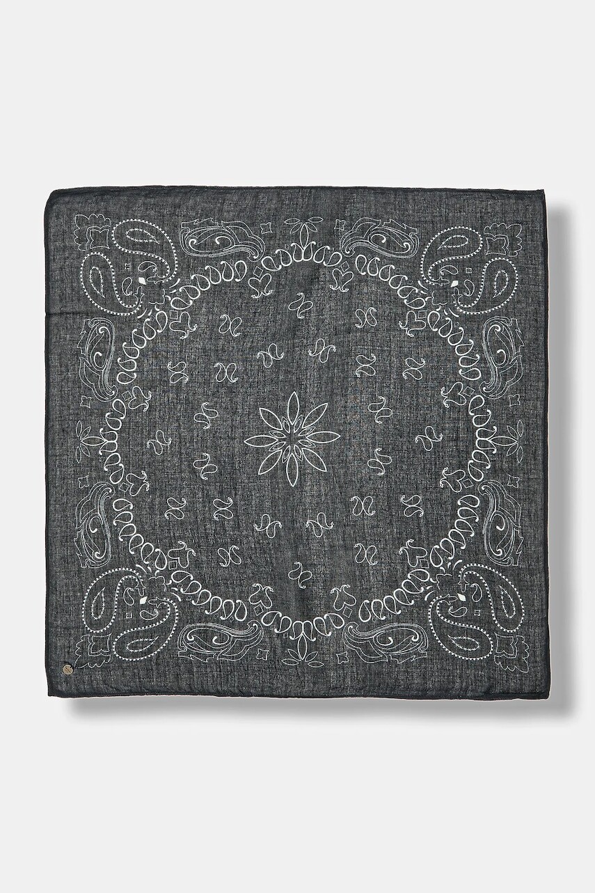 Šatka Pepe Jeans tmavomodrá farba, vzorovaná, PL1100008