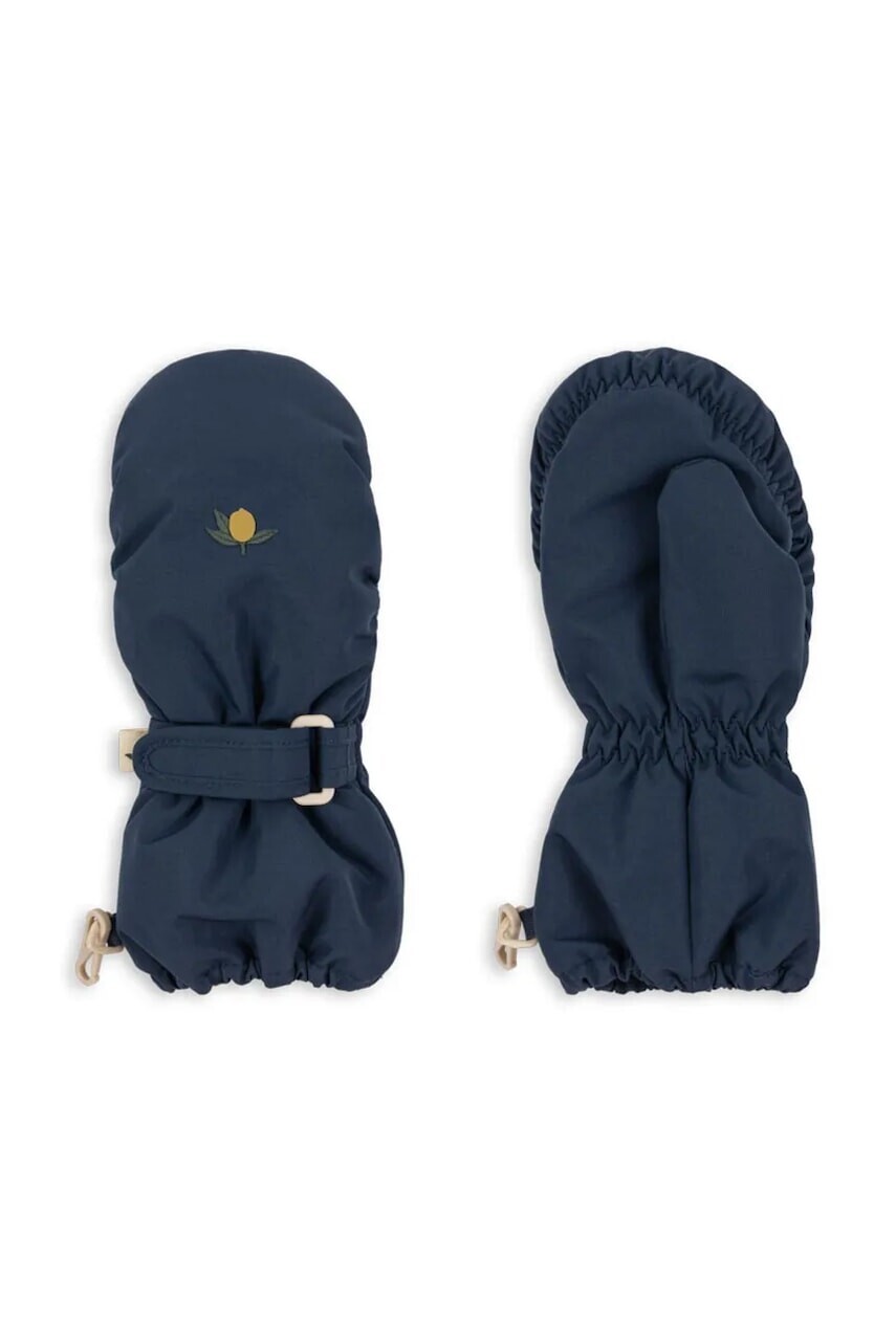 Detské rukavice Konges Sløjd NOHR SNOW MITTENS SOLID tmavomodrá farba, KS103516