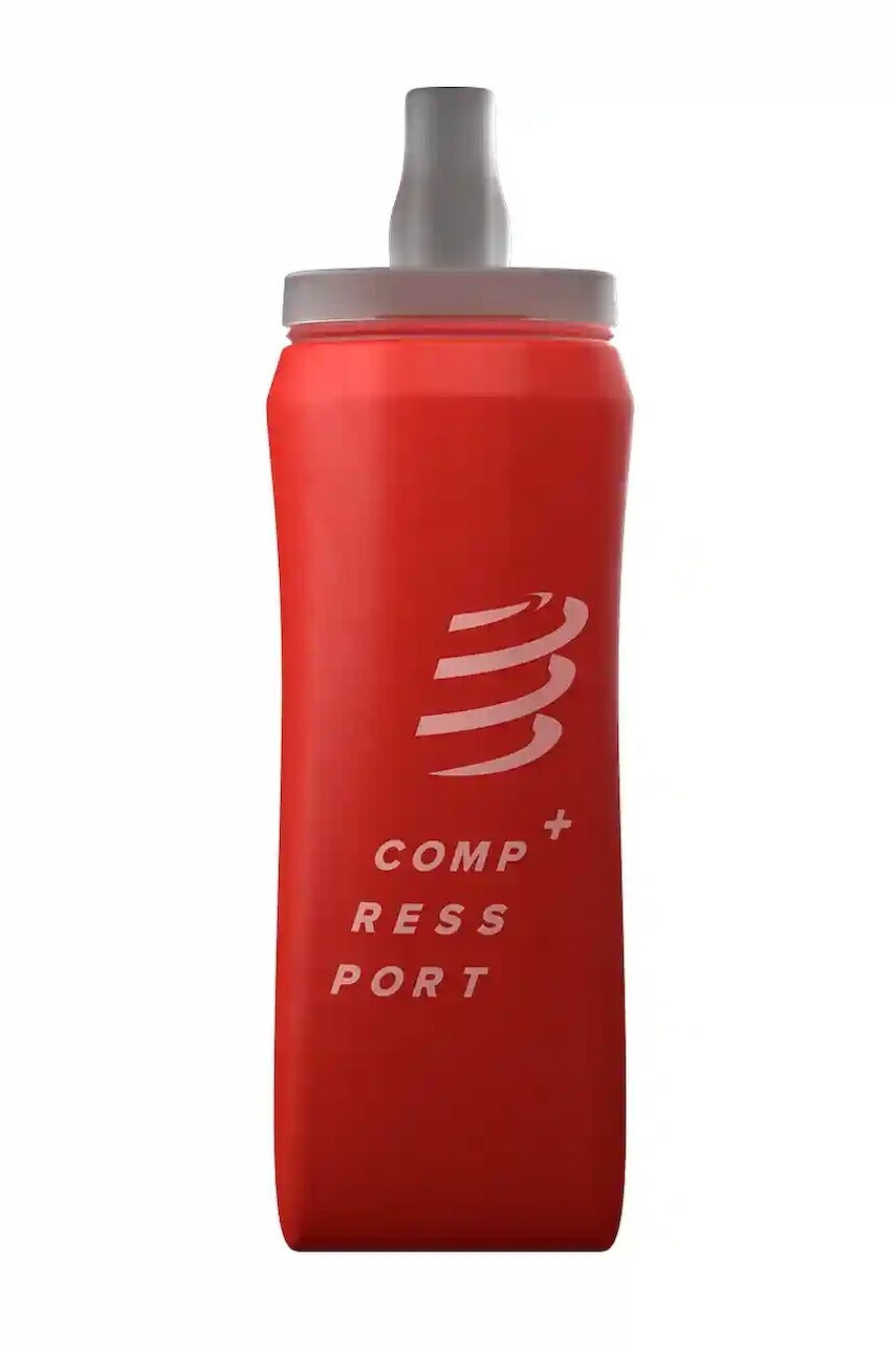 Fľaša Compressport Ergoflask 500ml červená farba, CU00080B