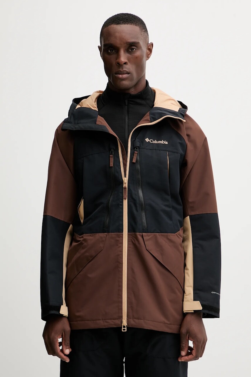 Lyžiarska bunda Columbia Coreshot čierna farba, 2133931