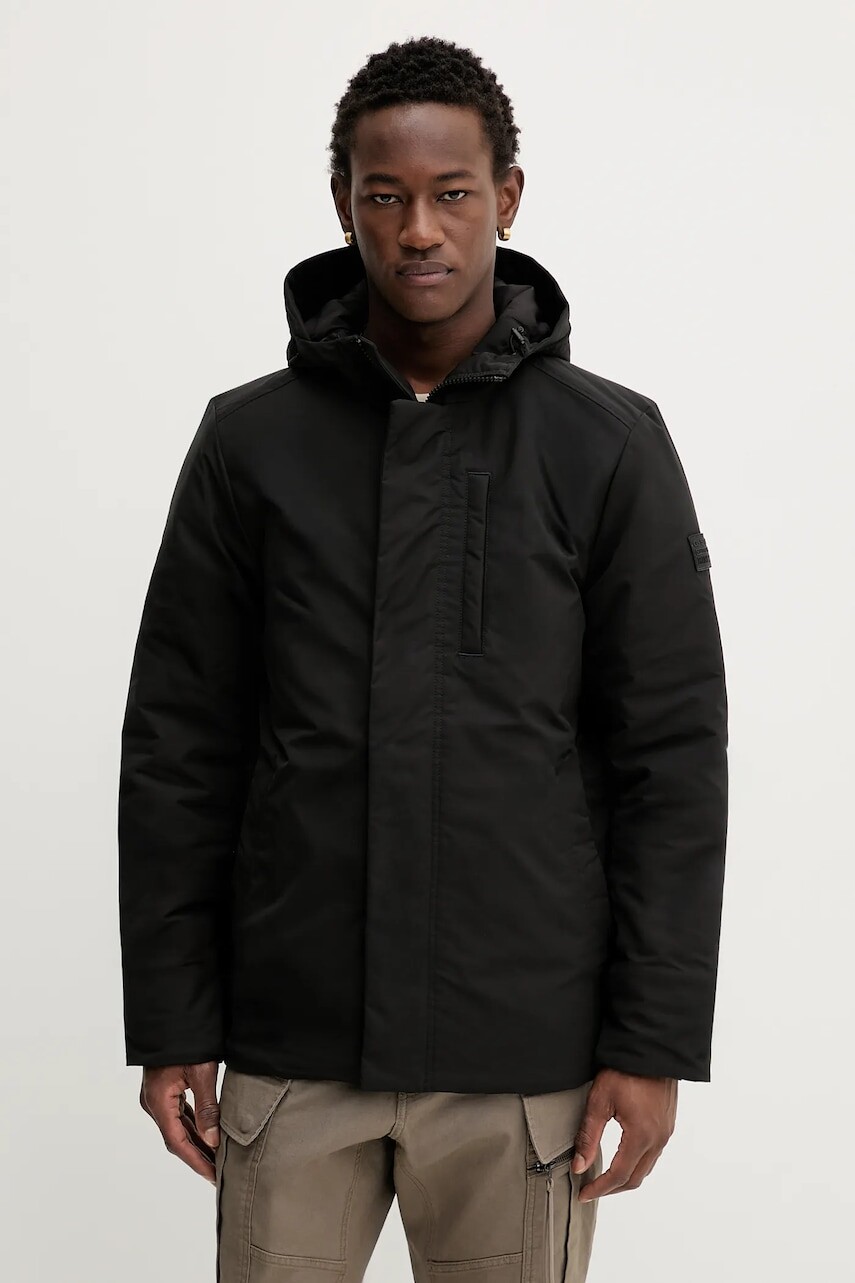 Bunda G-Star 0 čierna farba, prechodná, D27789.D908