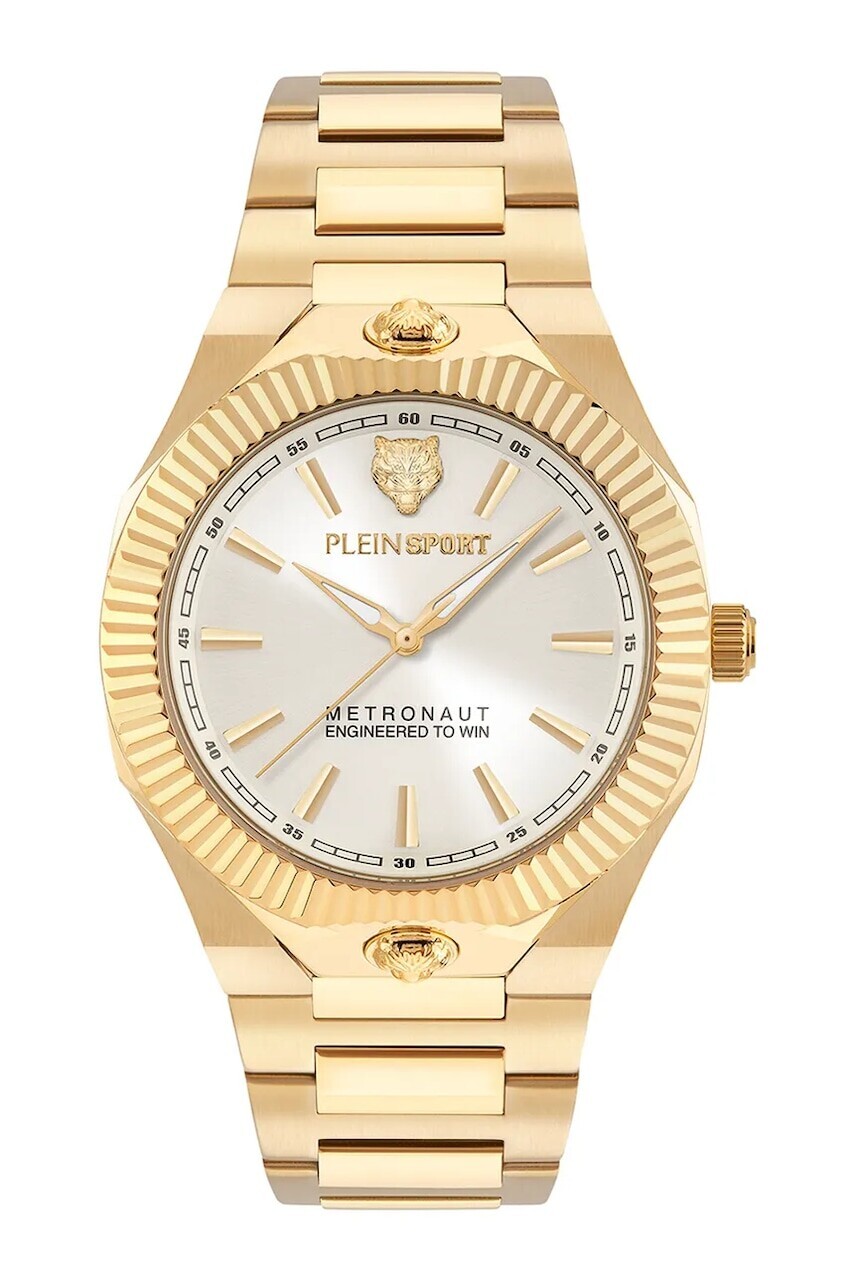 Hodinky PLEIN SPORT pánske, zlatá farba, PSCGA0725