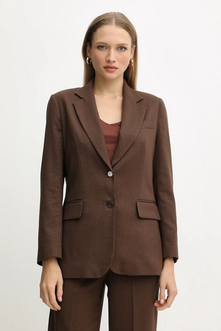 Sako Liu Jo hnedá farba, jednoradová, jednofarebná, MF5158 T159A