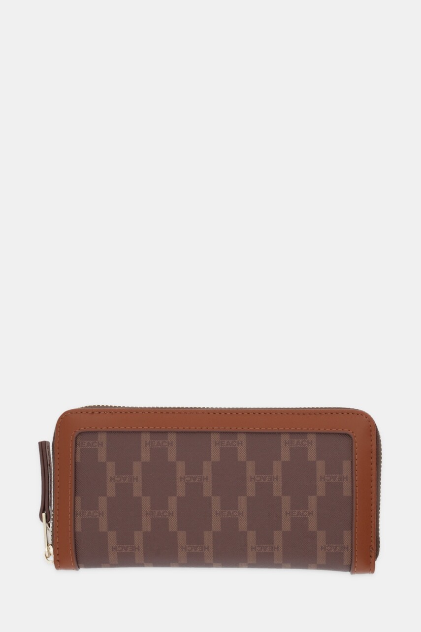 Peňaženka Silvian Heach MANIM dámska, hnedá farba, RCA25015PF