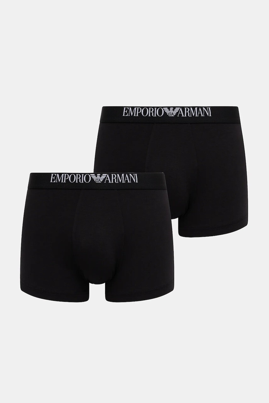 Boxerky Emporio Armani Underwear 2-pak čierna farba, EM000253 AF14134