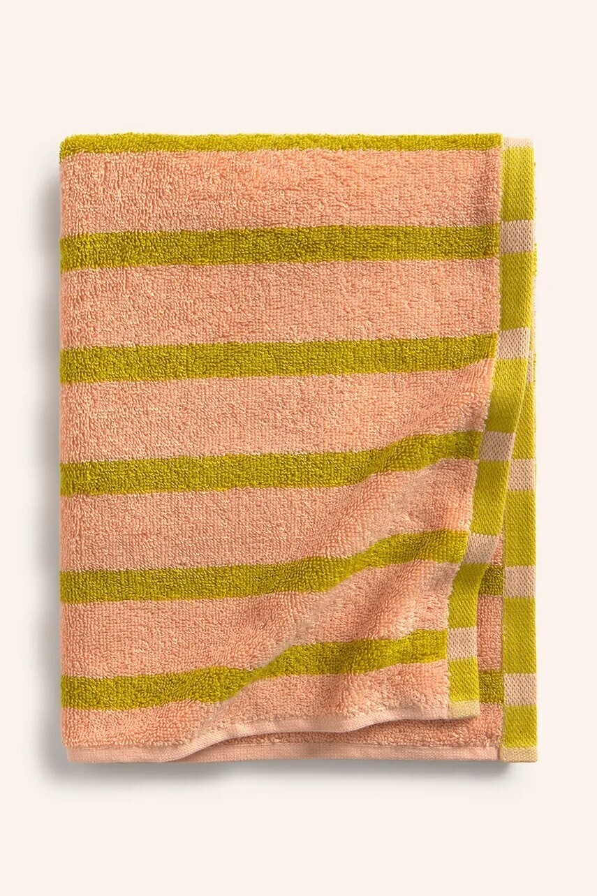 Bavlnený uterák Calma House 50 x 90 cm ružová farba