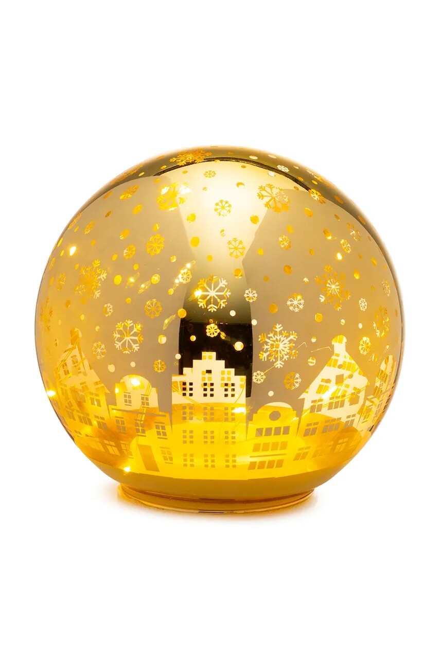 Led vianočná dekorácia Palais Royal 15 cm žltá farba