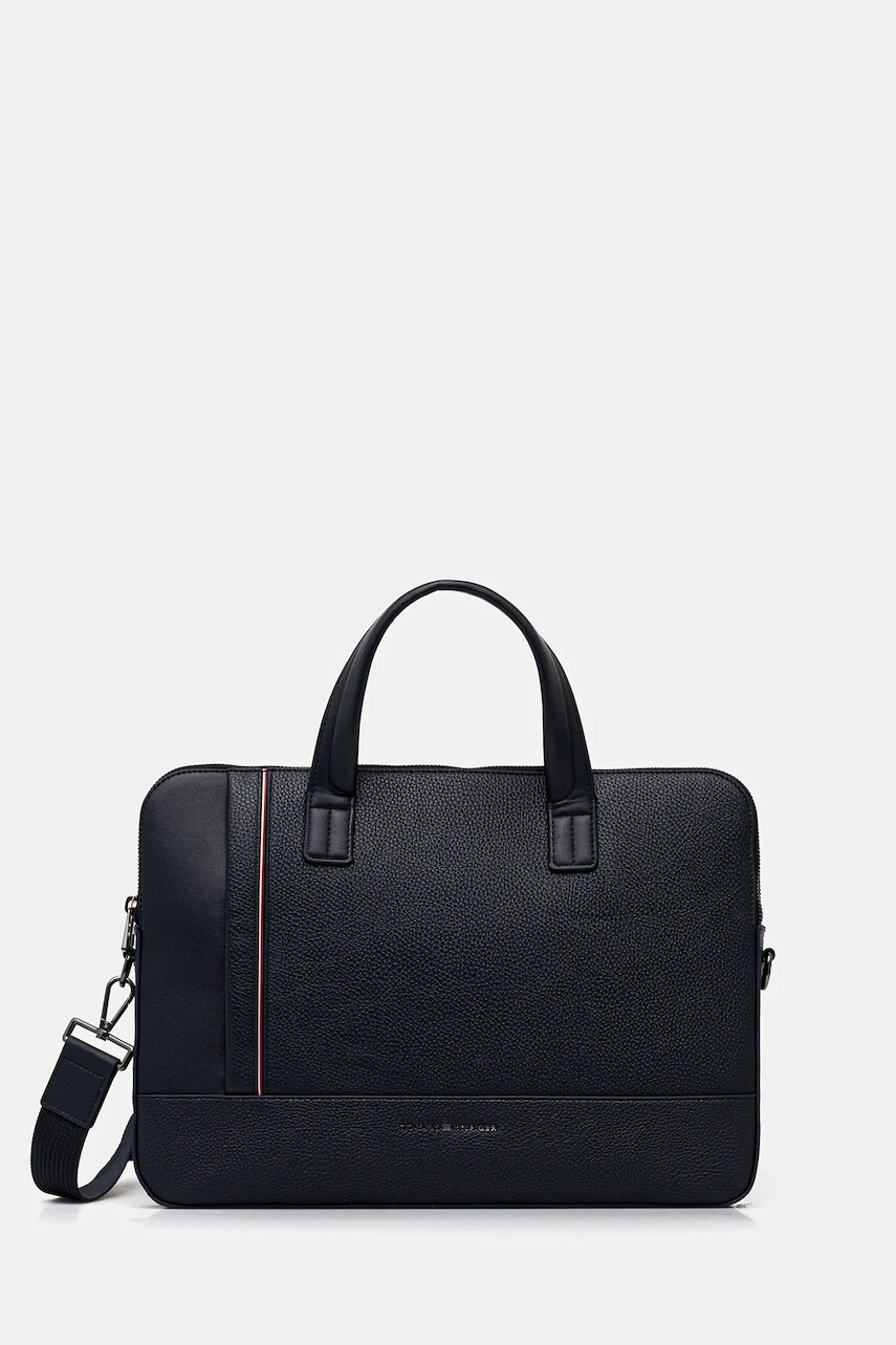 Taška na notebook Tommy Hilfiger tmavomodrá farba, AM0AM13631