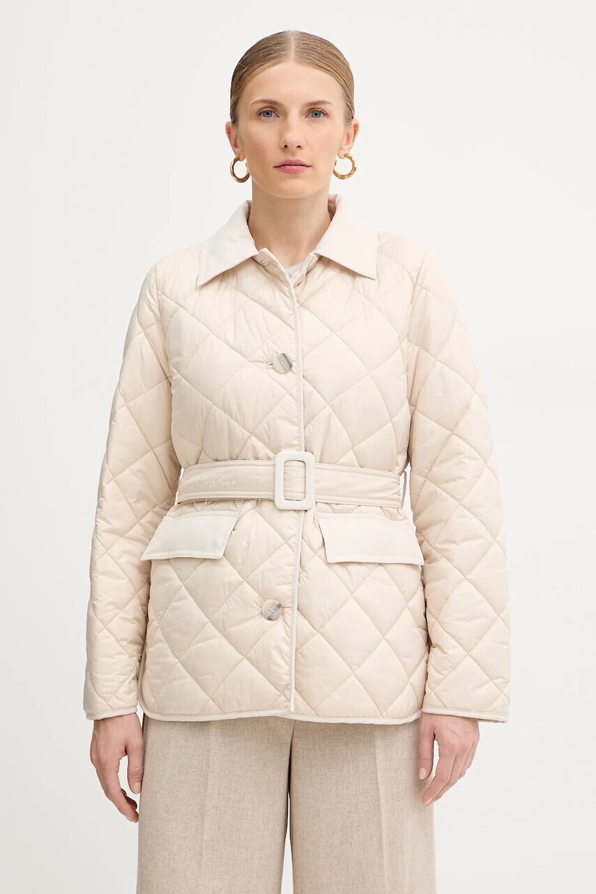 Bunda Marella béžová farba, prechodná, 2523486055200