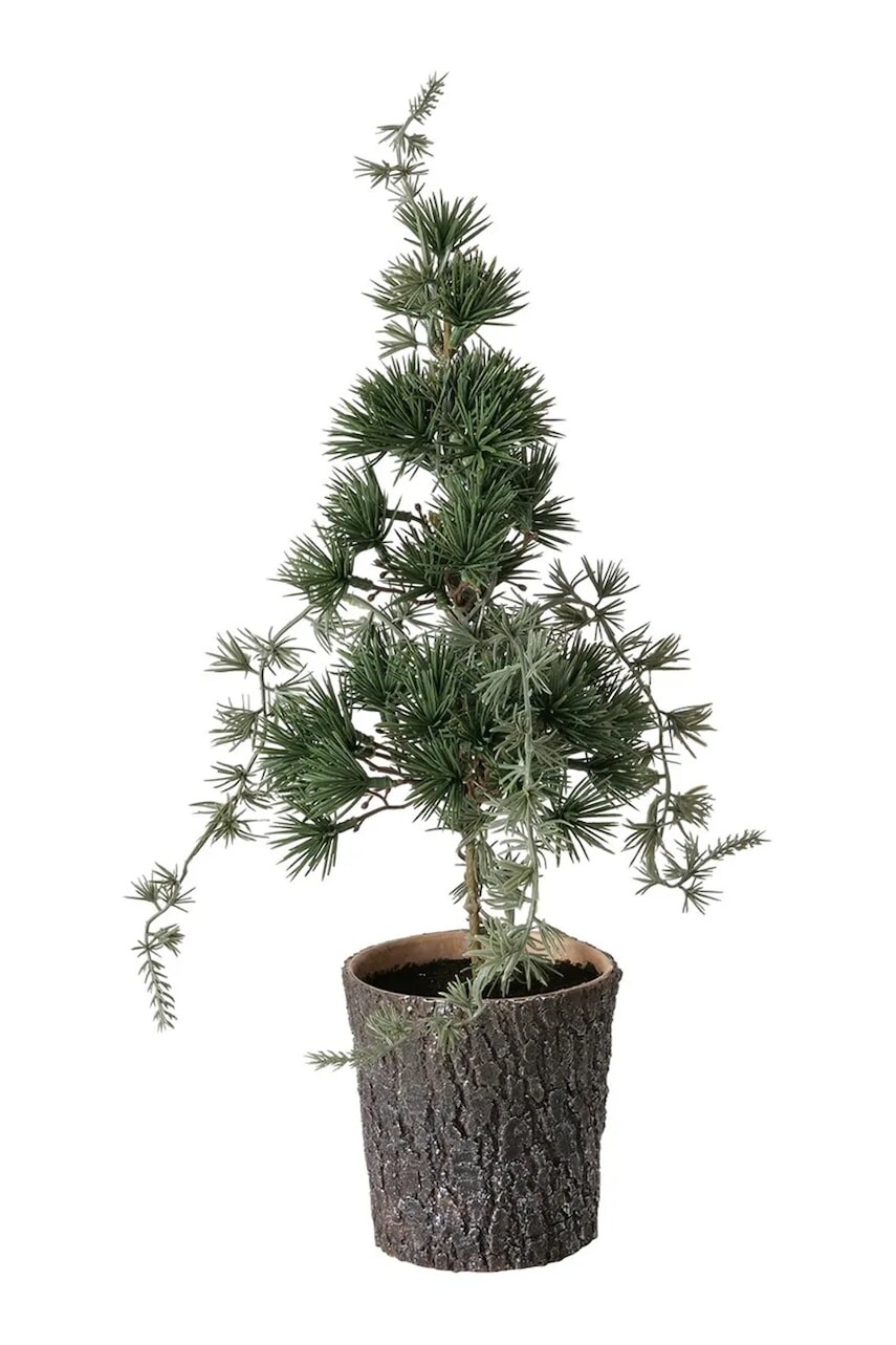 Umelý stromček v kvetináči Boltze 38 cm zelená farba