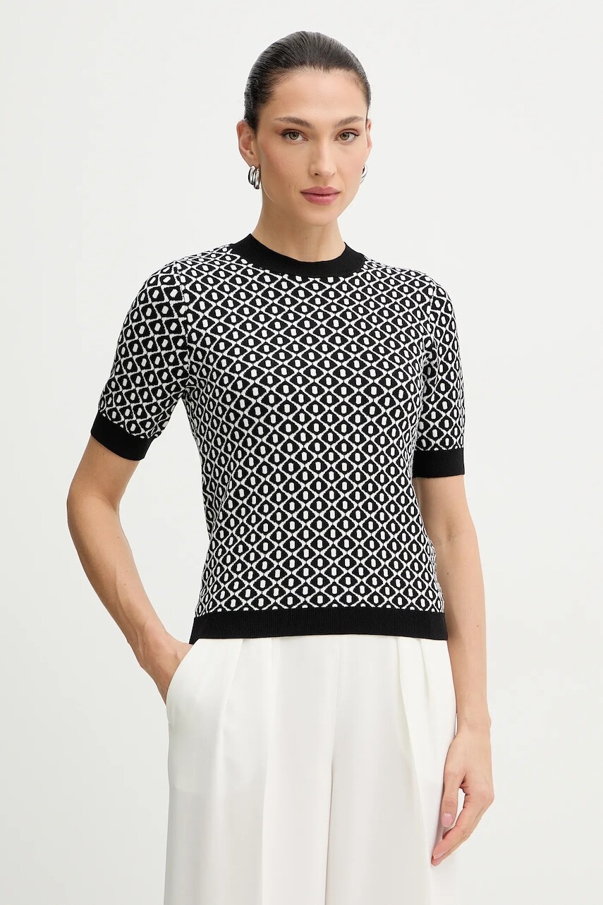 Sveter Morgan čierna farba, ľahký, MSIX