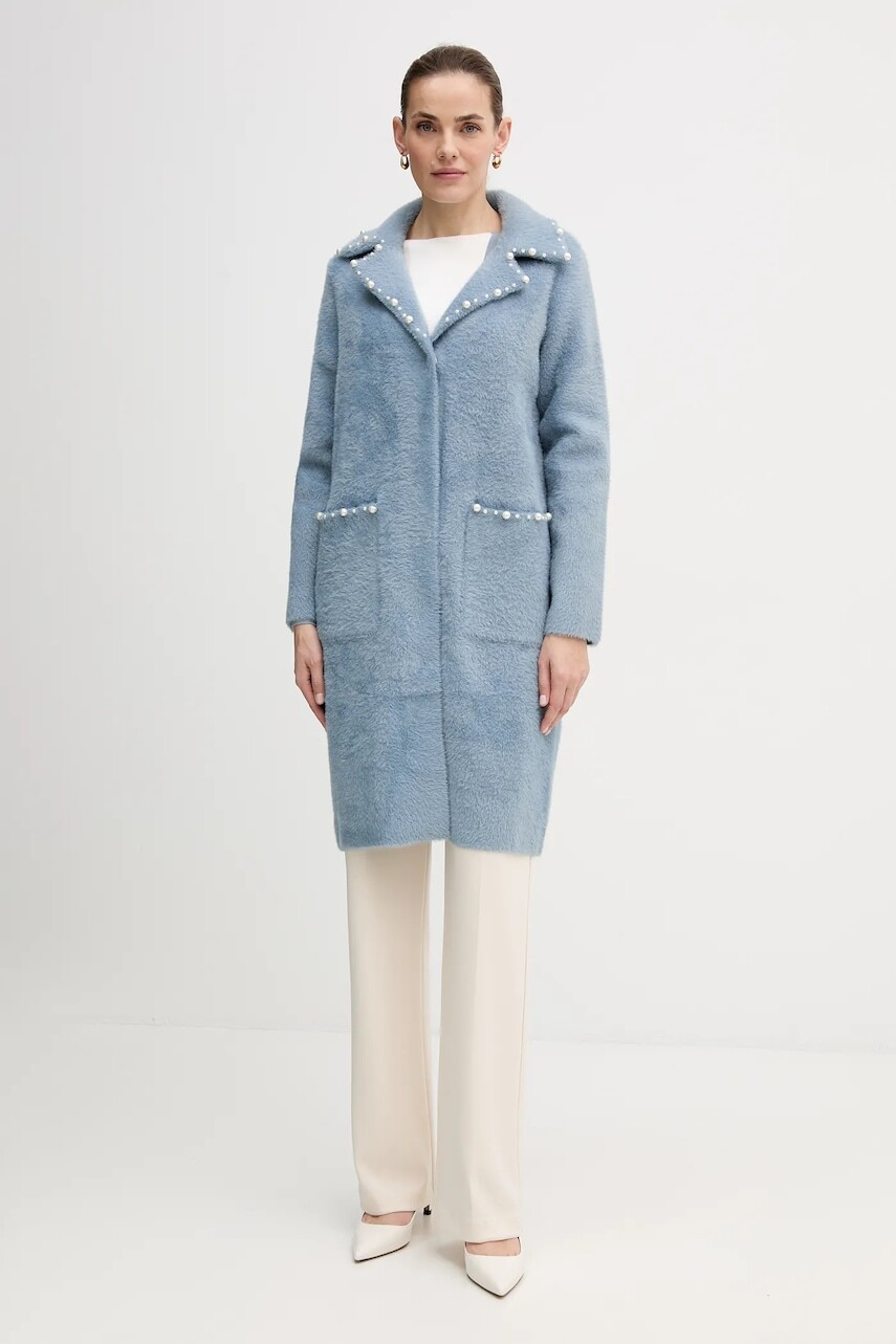 Kabát Joseph Ribkoff modrá farba, 261997