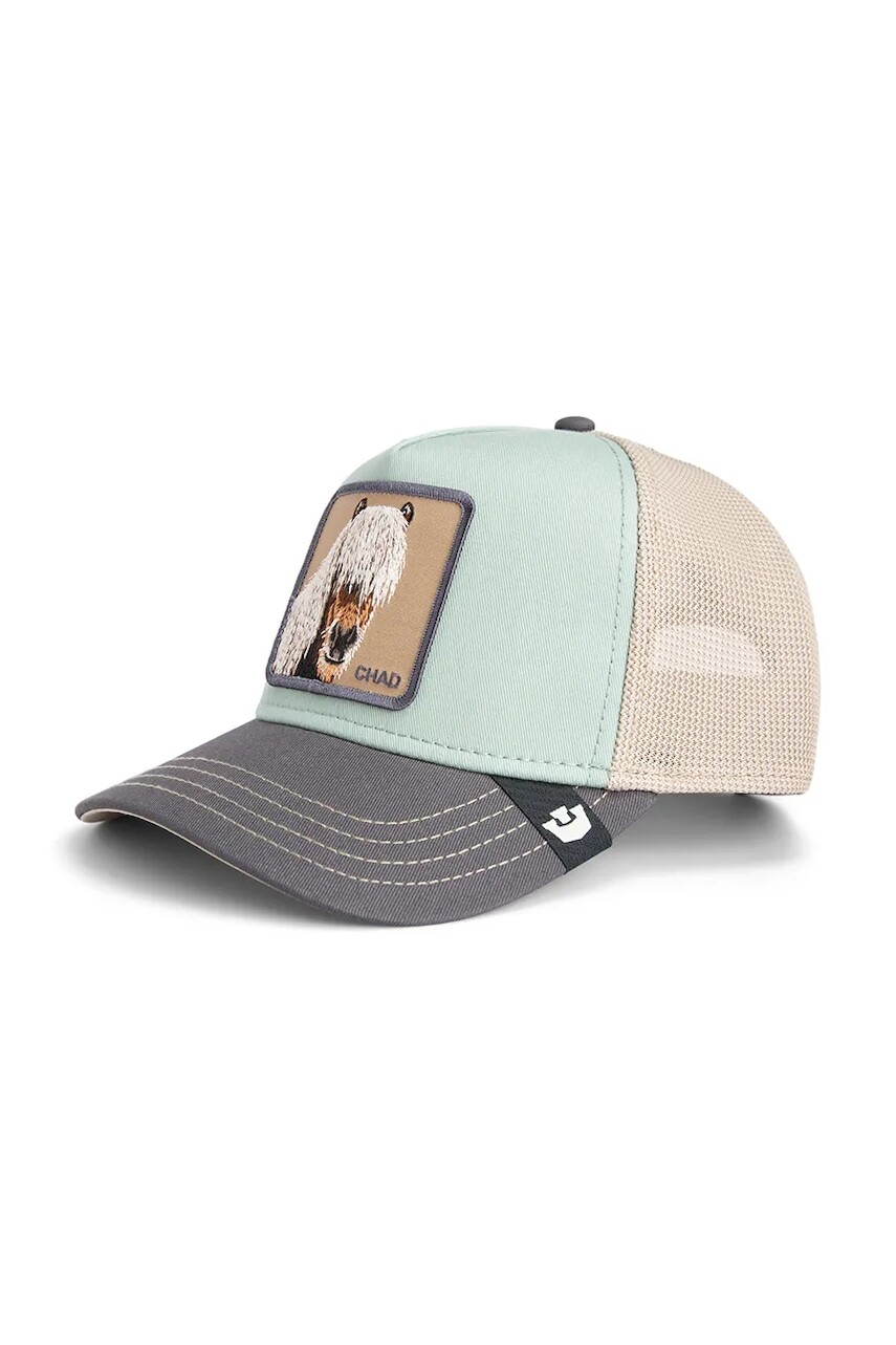 Šiltovka Goorin Bros Tricolor Horse tyrkysová farba, 101-2342