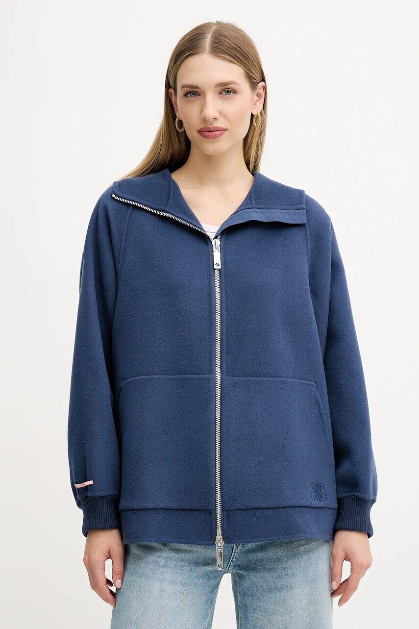 Bunda MAX&Co. tmavomodrá farba, prechodná, 2526086094200