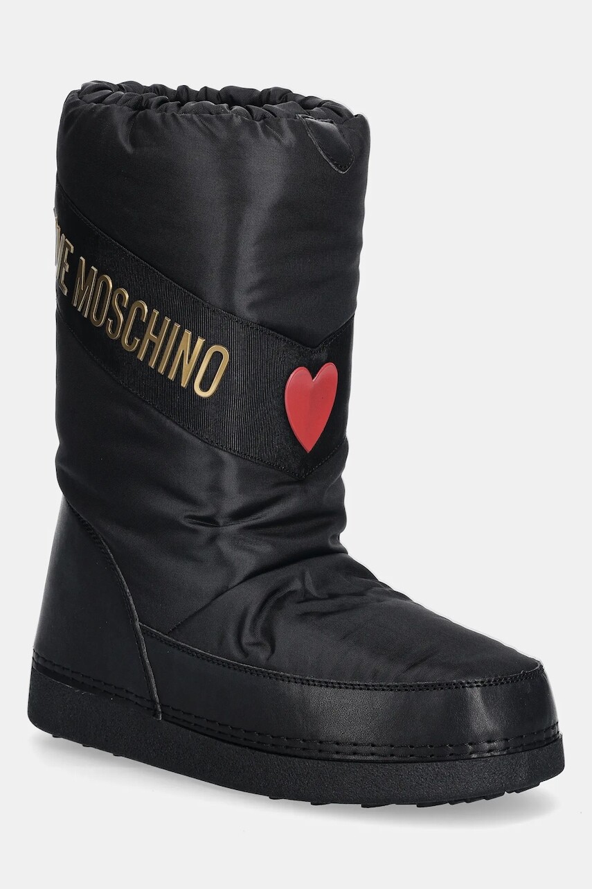Snehule Love Moschino čierna farba, JA24032G0NISY000