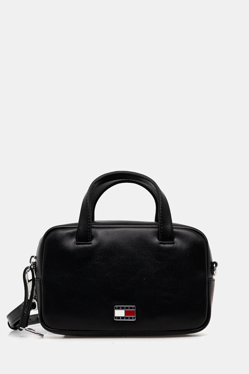 Kabelka Tommy Jeans čierna farba, AW0AW18084