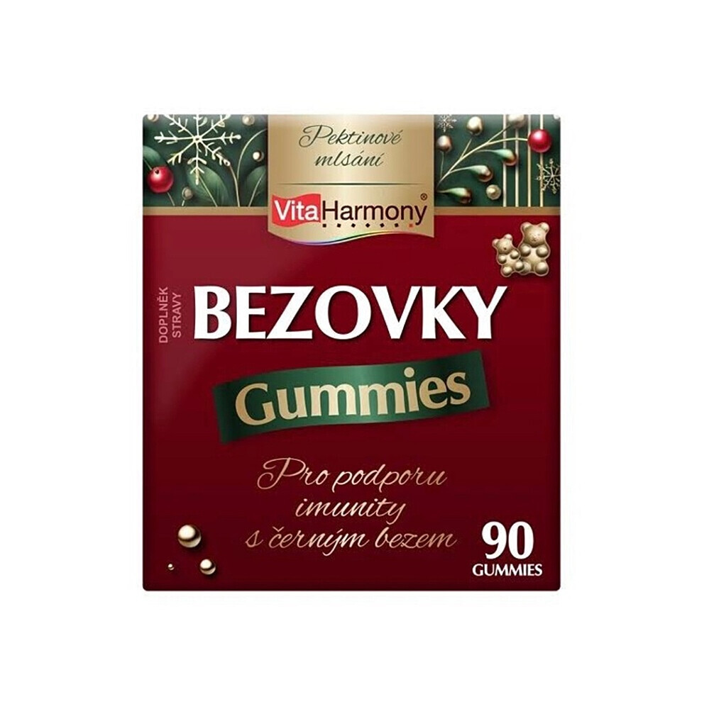 VITAHARMONY Bezovky vianočné balenie 90 gummies