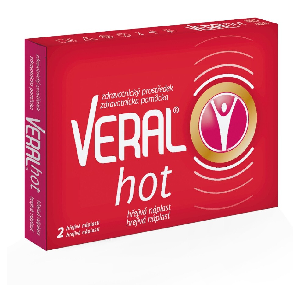 Veral Hot hrejivá náplasť 2 kusy