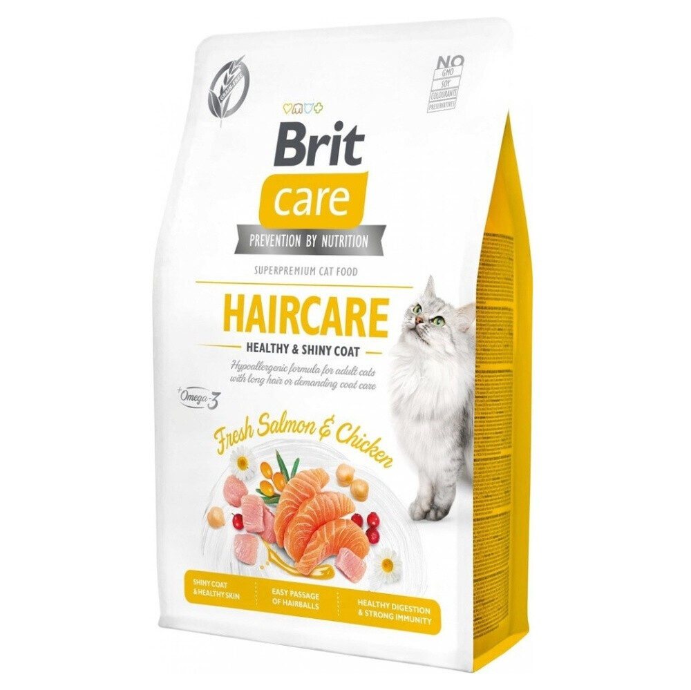 BRIT Care Cat Haircare Healthy & Shiny Coat granule pre mačky 1 ks, Hmotnosť balenia: 7 kg