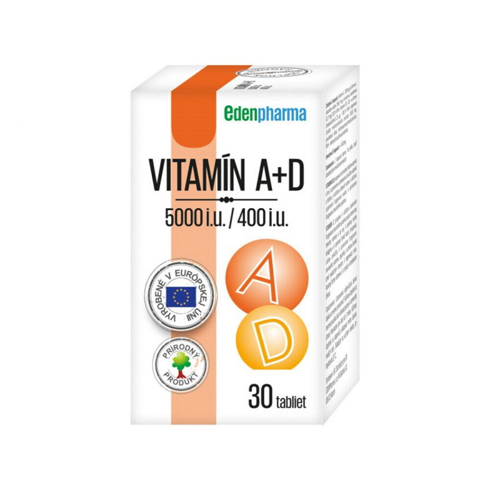 EDENPHARMA Vitamín A+D 5000 i.u./400 i.u. tablety30 ks
