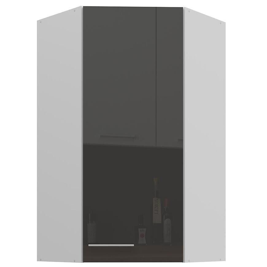 Skrinka do kuchyne Lara sivá 60x60 GN-108 1F (45°)