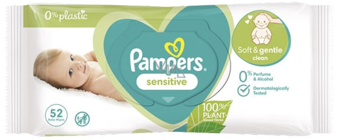 Pampers sensitive vlhčené utierky 52ks